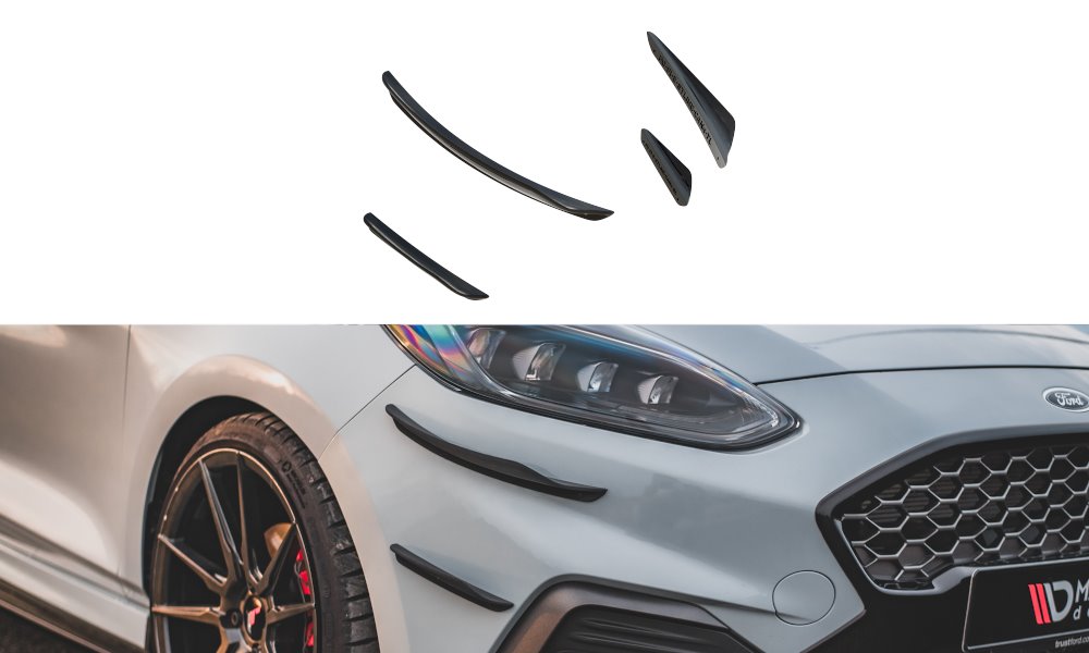 Sottoparaurti anteriore + flaps V.4 Ford Fiesta Mk8 ST/ ST-Line 2017