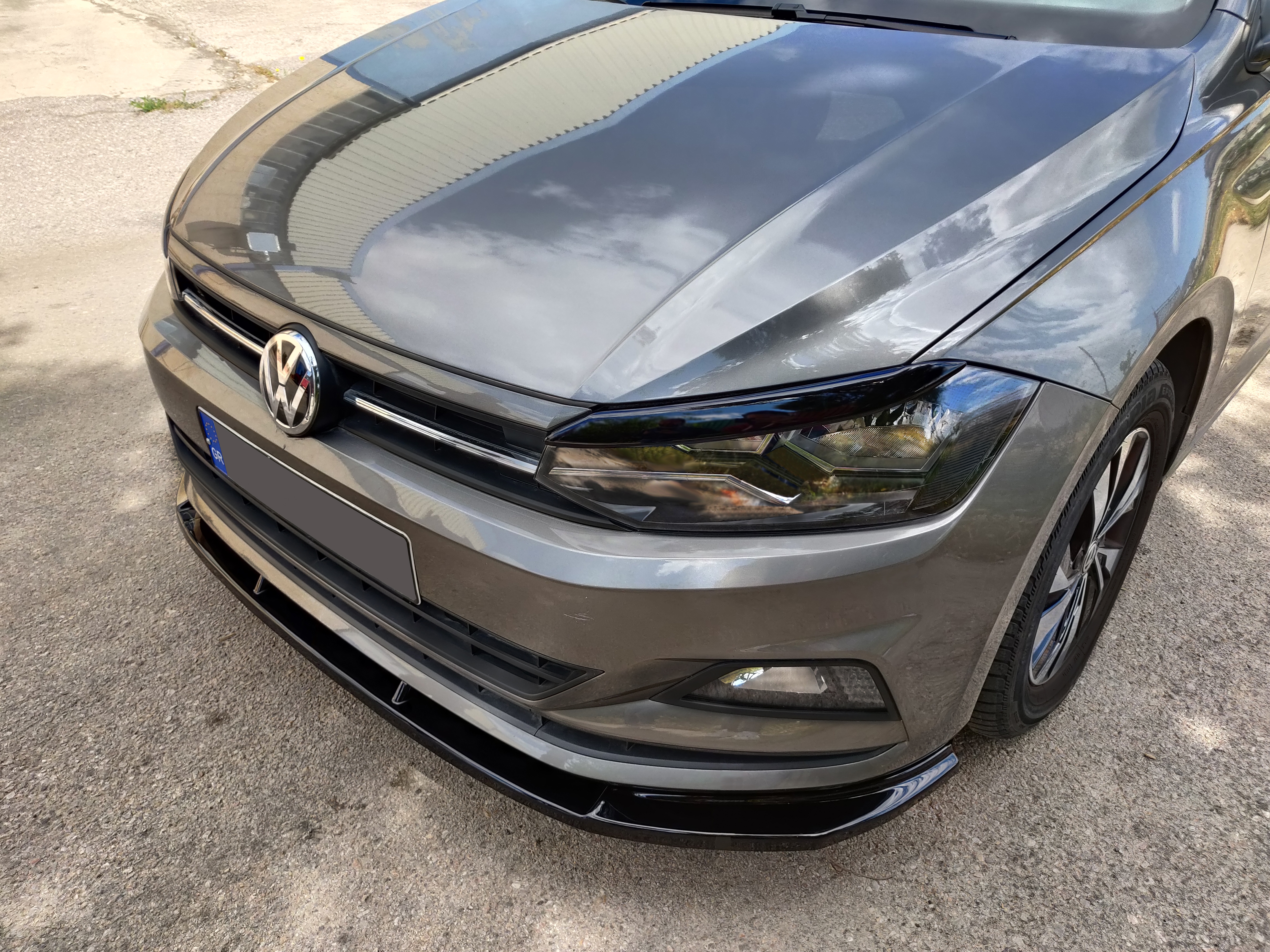 VW POLO 6R 6C 09-17 SPOILER MINIGONNE LATERALI ABS LOOK SPORTIVO ABS