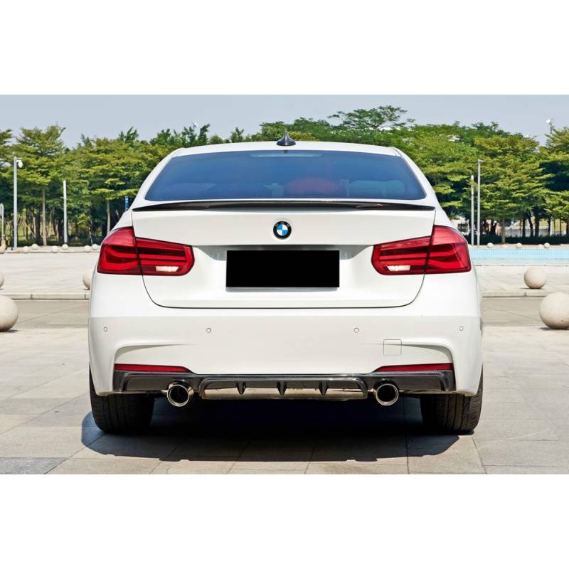 BMW F30 Performance Tronco Spoiler Posteriore Lucido Nero Per BMW