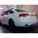 Spoiler estrattore sottoparaurti posteriore 2 uscita larghe Sport AUDI A4 B8 07+