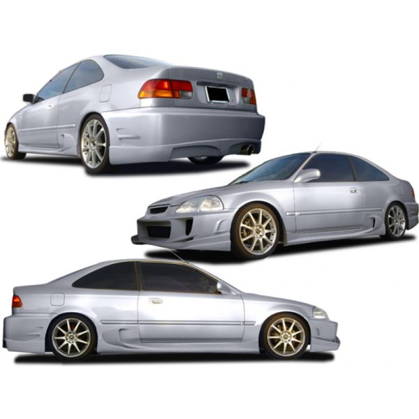 Kit estetico completo Civic 98 Coupe Silver