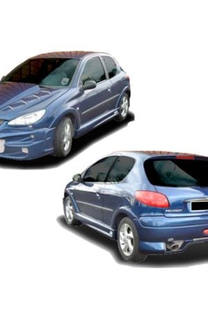 Kit estetico completo Peugeot 206 Bad Boy Wide