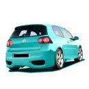 Paraurti posteriore Volkswagen Golf V Ghost 2