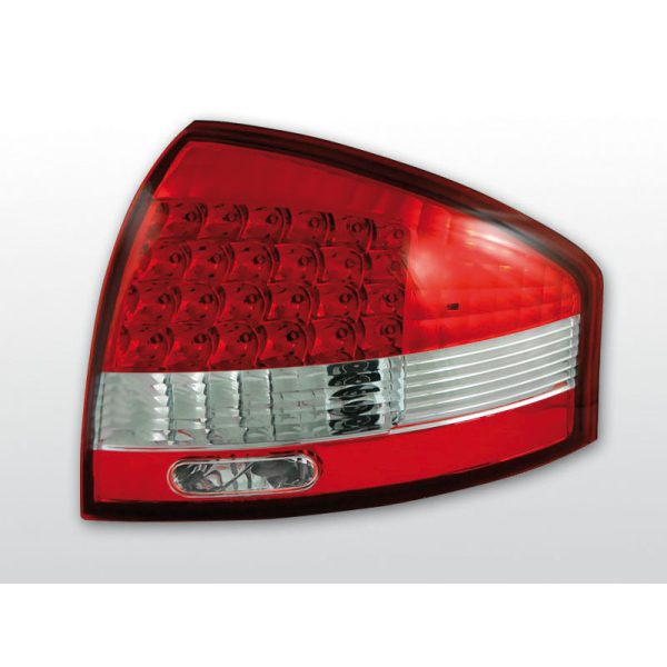 Coppia fari Led posteriori Audi A6 C5 97-04 berlina Rossi e Bianchi