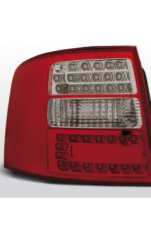 Coppia fari Led posteriori Audi A6 C5 97-04 Avant Rossi e bianchi