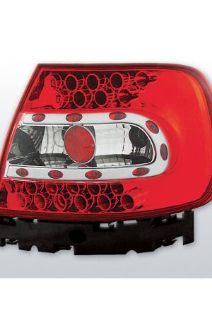 Coppia fari Led posteriori Audi A4 B5 94-00 berlina Rossi e Bianchi