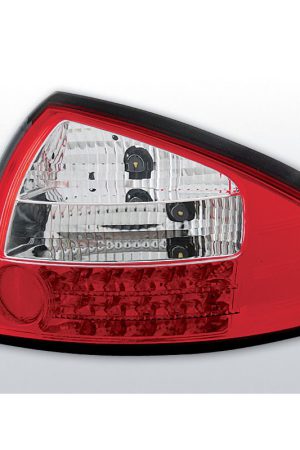 Coppia fari Led posteriori Audi A6 C5 97-04 berlina Rossi e Bianchi