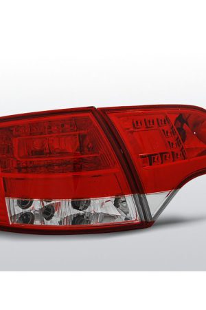 Coppia fari Led posteriori Audi A4 B7 04-08 Avant Rossi e Bianchi