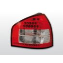 Coppia fari Led posteriori Audi A3 8L 96-00 Rossi e cromati