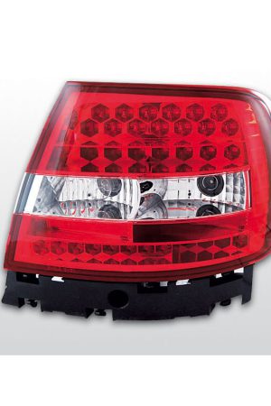 Coppia fari Led posteriori Audi A4 B5 94-00 berlina Rossi e Bianchi