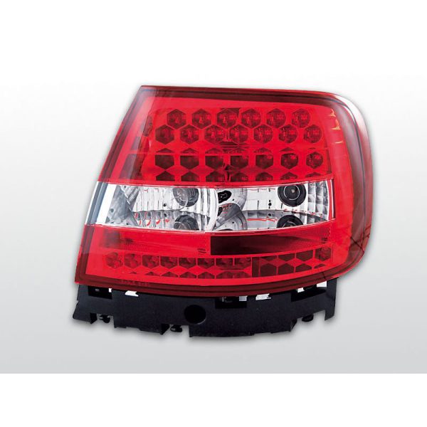 Coppia fari Led posteriori Audi A4 B5 94-00 berlina Rossi e Bianchi