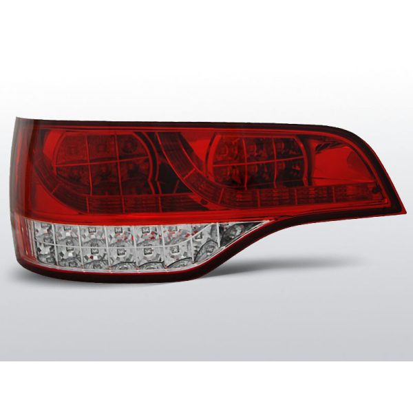 Coppia fari Led posteriori Audi Q7 06-09 Rossi e Bianchi