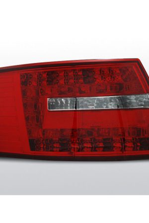 Coppia fari Led posteriori Audi A6 C6 04-08 berlina Rossi