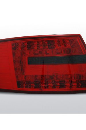 Coppia fari Led posteriori Audi A6 C6 04-08 berlina Rossi Fume