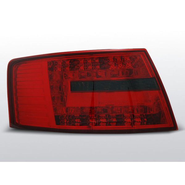 Coppia fari Led posteriori Audi A6 C6 04-08 berlina Rossi Fume