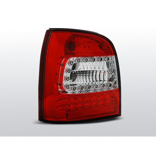 Coppia fari Led posteriori Audi A4 B5 94-01 Avant Rossi e bianchi