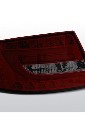 Coppia fari Led Bar posteriori Audi A6 C6 04-08 berlina Rossi Fume