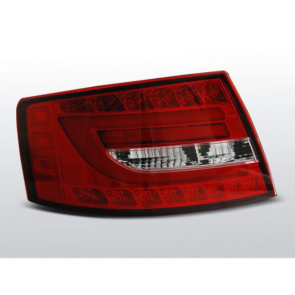 Coppia fari Led Bar posteriori Audi A6 C6 04-08 berlina Rossi