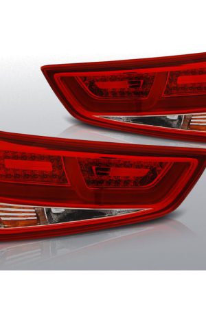 Coppia fari Led Bar posteriori Audi A1 2010- Rossi e Bianchi