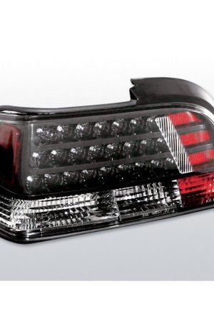 Coppia fari Led posteriori BMW Serie 3 E36 Cabrio & Coupe 90-99 Neri