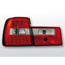 Coppia fari Led posteriori BMW Serie 5 E34 88-95 Rossi e Bianchi