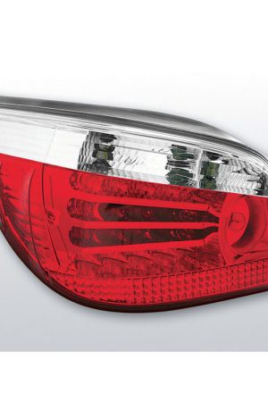 Coppia fari Led posteriori BMW Serie 5 E60 03-07 Rossi e Bianchi