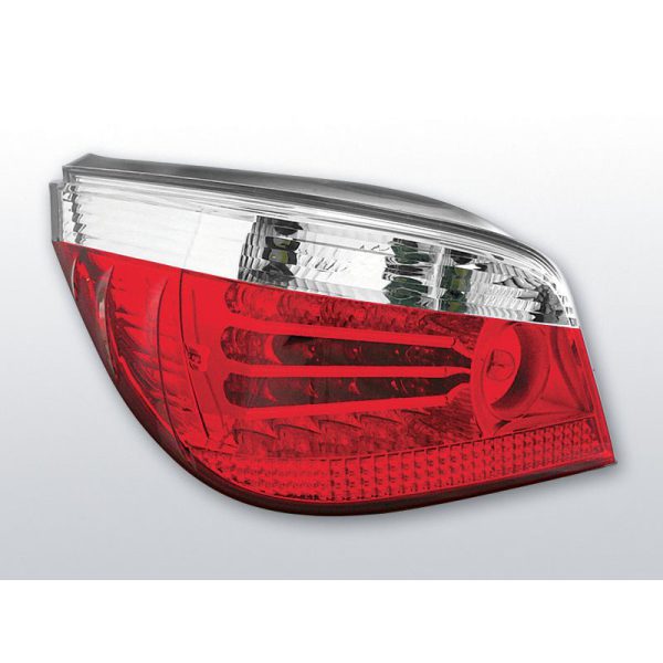 Coppia fari Led posteriori BMW Serie 5 E60 03-07 Rossi e Bianchi