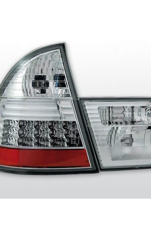 Coppia fari Led posteriori BMW Serie 3 E46 touring 99-05 Chrome