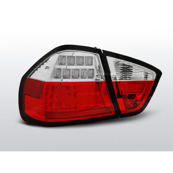 Coppia fari Led Bar posteriori BMW Serie 3 E90 05-08 Rossi e Bianchi