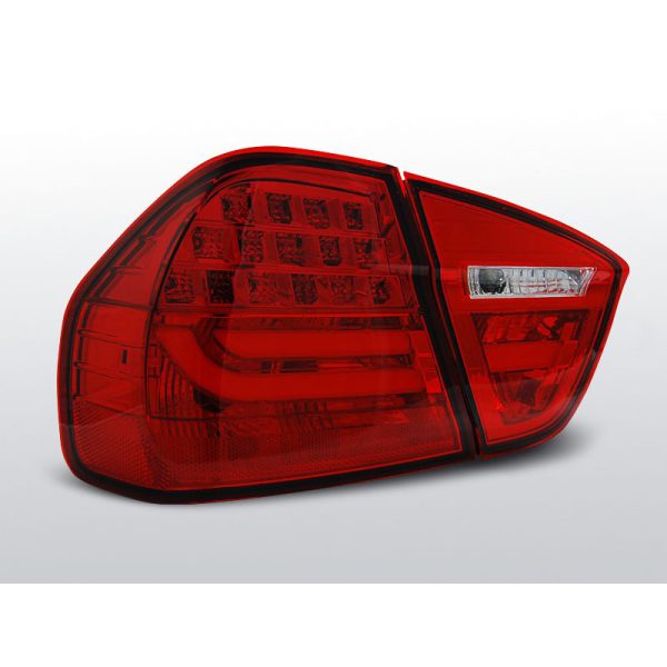 Coppia fari Led posteriori BMW Serie 3 E90 berlina 05-08 Rossi