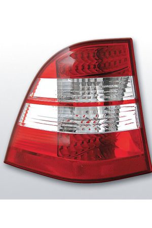 Coppia fari Led posteriori Mercedes Classe M W163 98-05 Rossi e Bianchi