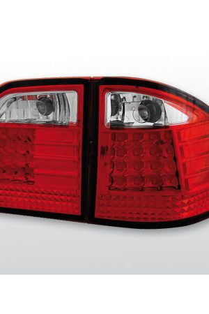 Coppia fari Led posteriori Mercedes Classe E W210 station 95-02 Rossi e Bianchi