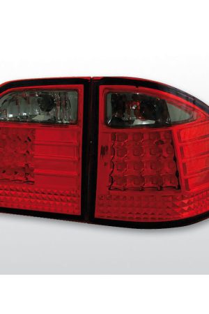 Coppia fari Led posteriori Mercedes Classe E W210 station 95-02 Rossi e Fume