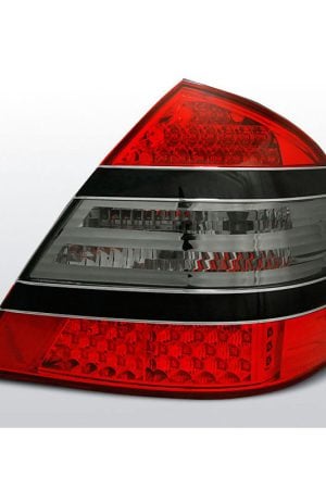 Coppia fari Led posteriori Mercedes Classe E W211 berlina 02-06 Rossi e Fume