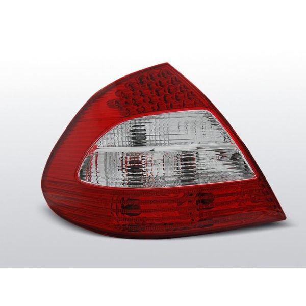 Coppia fari Led posteriori Mercedes Classe E W211 berlina 02-06 Rossi e Bianchi