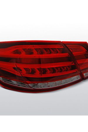 Coppia fari Led Bar posteriori Mercedes Classe E W212 09-13 Rossi e Fume