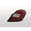 Coppia fari Led posteriori Opel Corsa D 5p. 06-14 Rossi e Bianchi