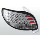 Coppia fari Led posteriori Peugeot 206 98- Chrome