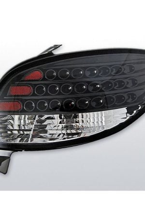 Coppia fari Led posteriori Peugeot 206 98- Neri