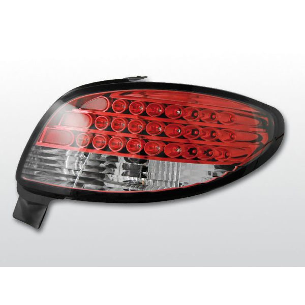 Coppia fari Led posteriori Peugeot 206 98- Rossi e Bianchi