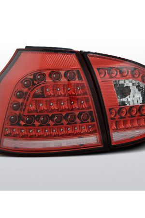 Coppia fari Led posteriori Volkswagen Golf V 03-09 Rossi e Bianchi