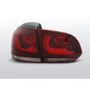 Coppia fari Led posteriori Volkswagen Golf VI 08-12 Rossi e Bianchi