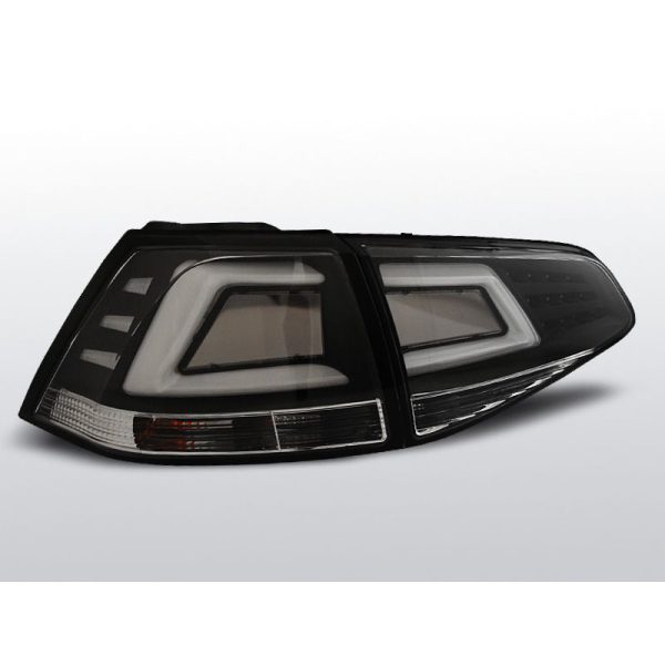 Coppia fari Led Bar posteriori Volkswagen Golf VII 13- Neri