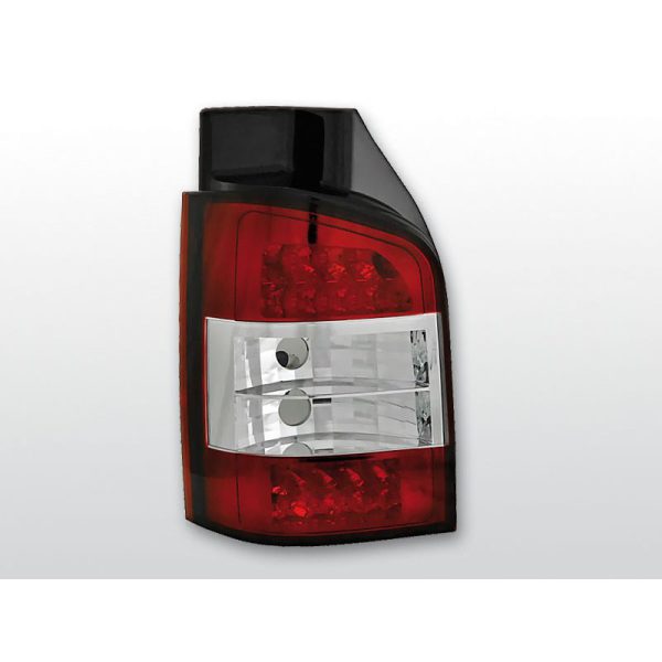 Coppia fari Led posteriori Volkswagen T5 03-09 Rossi e Bianchi