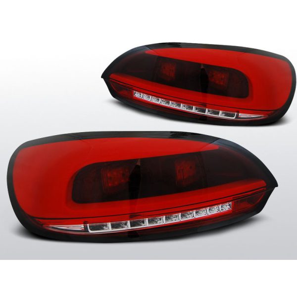 Coppia fari Led Bar posteriori Volkswagen Scirocco III 08- Rossi e Bianchi