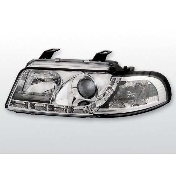 Coppia di fari a Led stile luce diurna Audi A4 B5 94-98