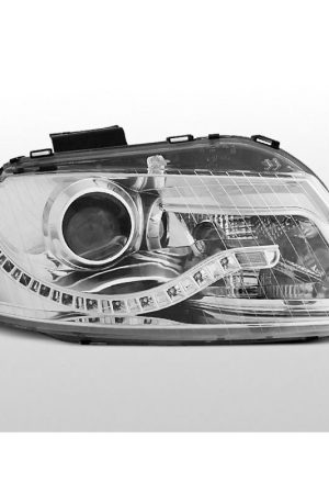 Coppia di fari a Led stile luce diurna Audi A3 8P 03-08