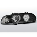 Fari Angel Eyes Xenon BMW Serie 5 E39 95-03 Neri