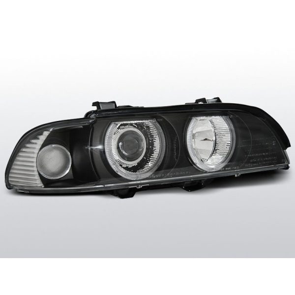 Fari Angel Eyes Xenon BMW Serie 5 E39 95-03 Neri