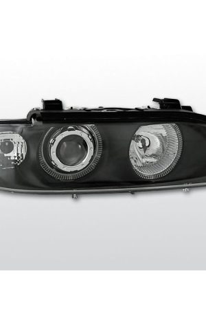 Fari Angel Eyes BMW Serie 5 E39 95-03 Neri